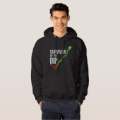 Koop de dip – grappig handelsmerk hoodie ontwerp (Voorkant volledig)