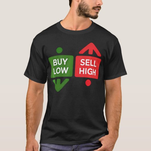 Koop De Dip - Grappige Aandelen T-shirt (Voorkant)