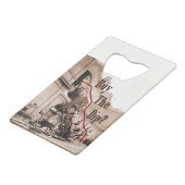 Koop de Dip Stock Market Humor Creditkaart Flessenopener (Voorkant Gekanteld)