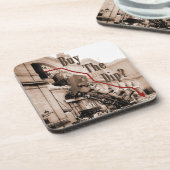 Koop de Dip Stock Market Humor Onderzetter (Linkerzijde)