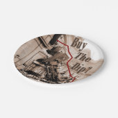 Koop de Dip Stock Market Humor Papieren Bordje (Gekanteld)