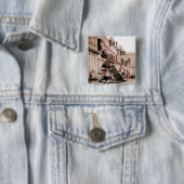 Koop de Dip Stock Market Humor Vierkante Button 5,1 Cm (In situ)