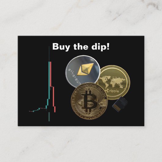 Koop de dip! visitekaartje (Voorkant)