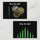 Koop de dip! visitekaartje (Voorkant / Achterkant)