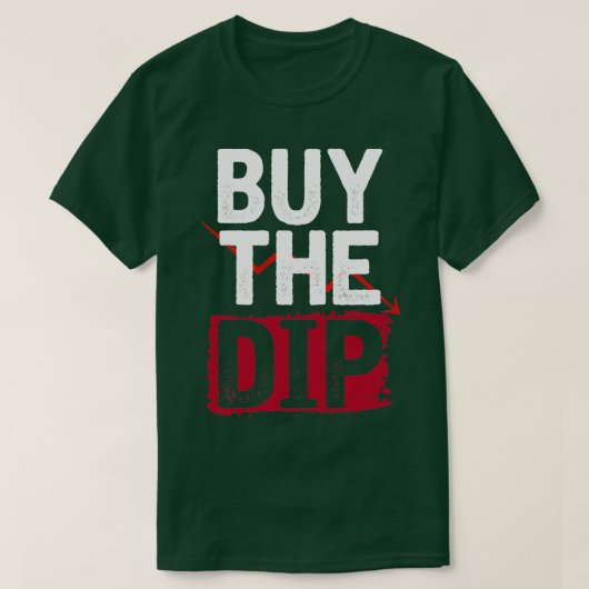 Koop de dips-investering t-shirt (Design voorkant)