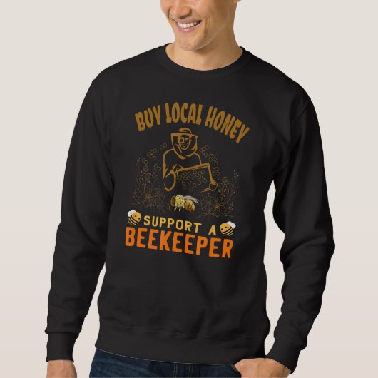 Koop de lokale honingmaker trui (Voorkant)