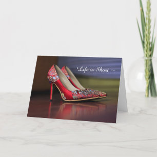 KOOP DE SCHOENEN AANMOEDIGING/VRIEND KAART