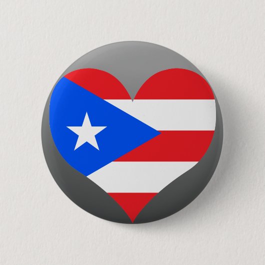 Koop de vlag Puerto Rico Ronde Button 5,7 Cm (Voorkant)