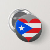 Koop de vlag Puerto Rico Ronde Button 5,7 Cm (Voorkant /achterkant)