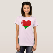 Koop de vlag van Belarus T-shirt (Voorkant volledig)
