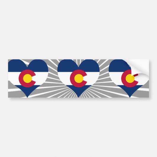 Koop de vlag van Colorado Bumpersticker (Voorkant)