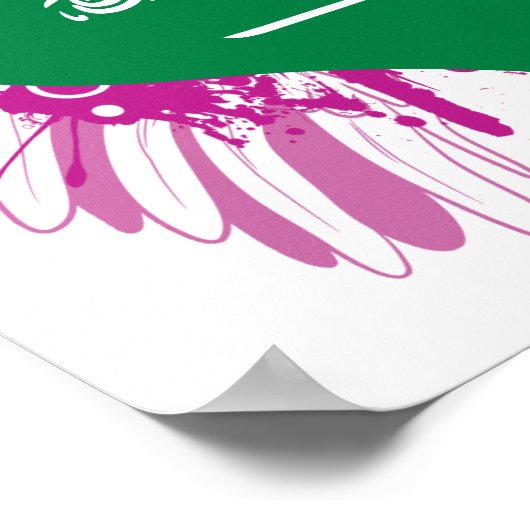 Koop de vlag van Saudi-Arabië Poster (Hoek)