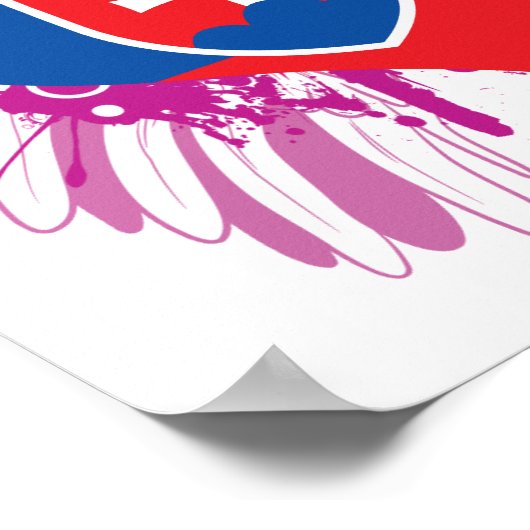 Koop de vlag van Slowakije Poster (Hoek)