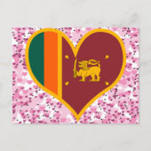 Koop de vlag van Sri Lanka Briefkaart (Voorkant)