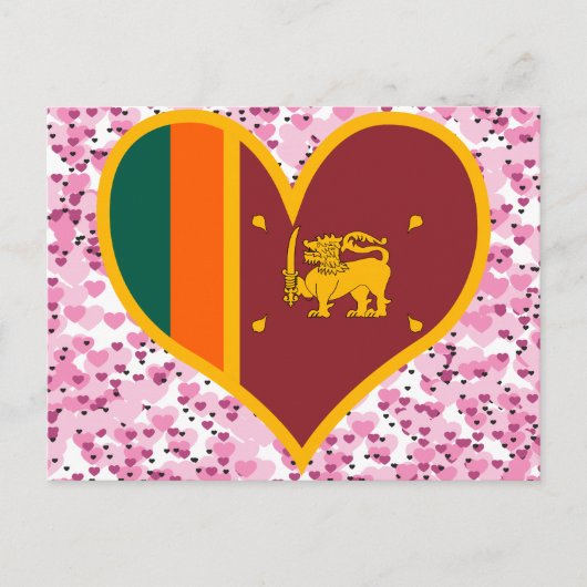 Koop de vlag van Sri Lanka Briefkaart (Voorkant)