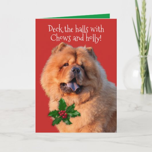 Koop de zalen met kozen en heilige kerst feestdagen kaart (Voorkant)