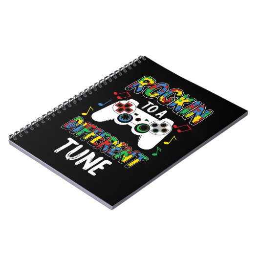 Koop deze Rocking to a different tune T-shirt als  Notitieboek (Linkerzijde)