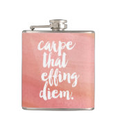 Koop die Diem Quote-fles Heupfles (Voorkant)