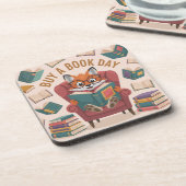 Koop een boekendag Plastic Onderzetter Set (Linkerzijde)