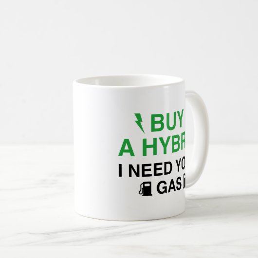 Koop een hybride die ik nodig heb uw gas koffiemok (Voorkant rechts)