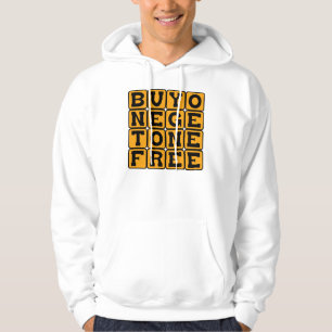 Koop Eén, Krijg Eén Gratis, Zwanger Van Tweeling Hoodie