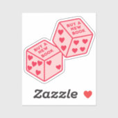 Koop een nieuw boek Heart Dice Sticker (Vel)