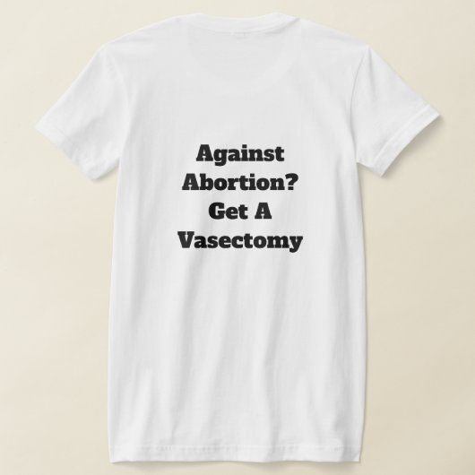 Koop een Vasectomie T-shirt (Laag Achter)