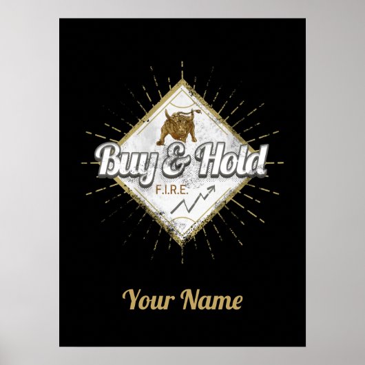 Koop en houd de Bull van de Handelaar kopen de dip Poster (Voorkant)