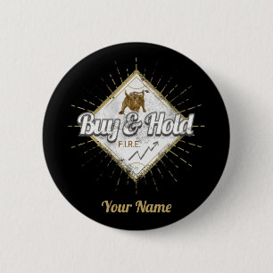 Koop en houd de Bull van de Handelaar kopen de dip Ronde Button 5,7 Cm