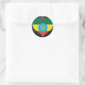Koop Ethiopia Flag Ronde Sticker (Tas)