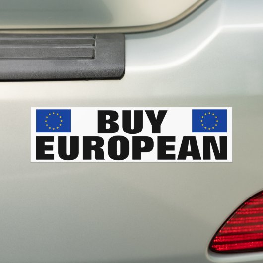 Koop Europese bumperstickers met EU-vlag (Op auto)