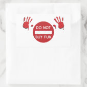 Koop geen EUR Rechthoekige Sticker (Tas)