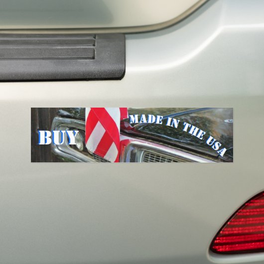 Koop gemaakt in de Amerikaanse Bumpersticker (Op auto)