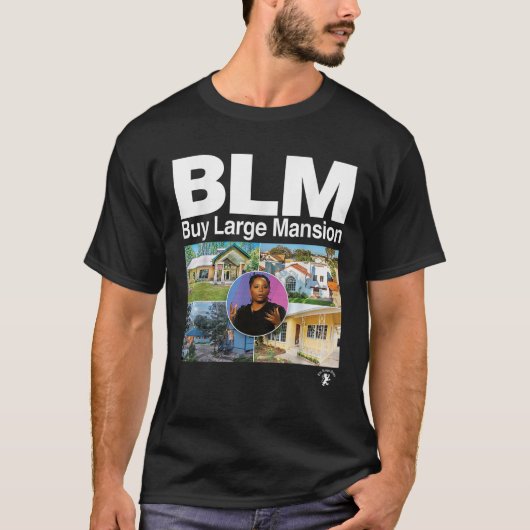 Koop grote herenhuizen BLM T Shirt T Shirt (Voorkant)