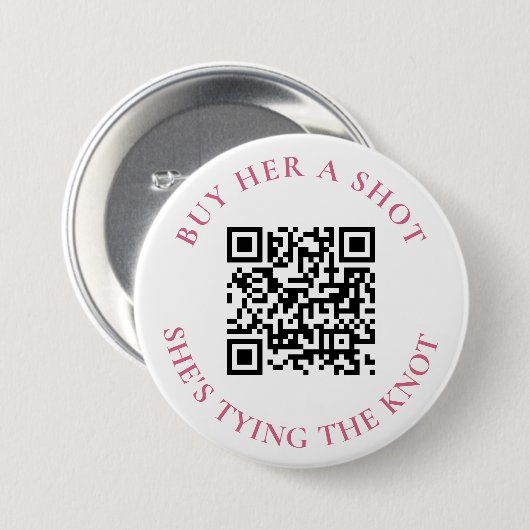 Koop haar een schot dat ze de knoop doorhakt Bache Ronde Button 7,6 Cm (Voorkant /achterkant)