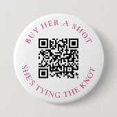 Koop haar een schot dat ze de knoop doorhakt Bache Ronde Button 7,6 Cm (Voorkant)