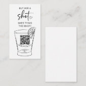 Koop haar een schot Ze is de knoop QR Code Informatiekaartje (Voorkant / Achterkant)