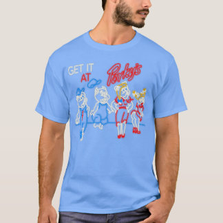 Koop het bij Porkys Neon Sign T-shirt
