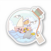 Koop het cavia, een pot avontuur sticker (Voorkant)