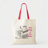 Koop het gewoon al tote bag (Voorkant)
