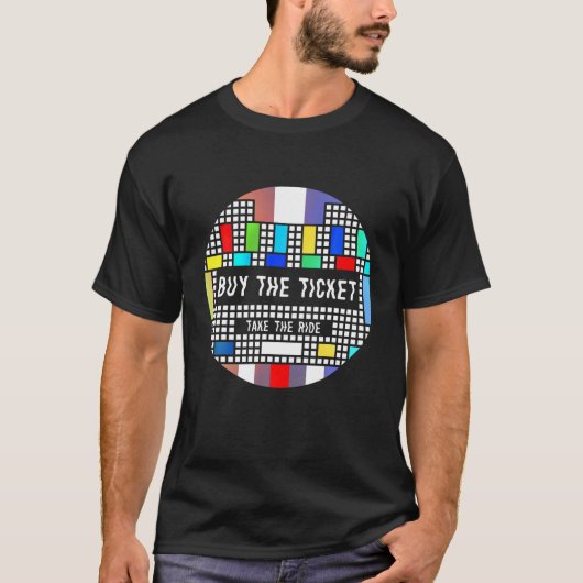 Koop het kaartje met de  tv-statische scr t-shirt (Voorkant)