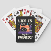 Koop het weefsel, cadeauhobbynaai, naadloos pokerkaarten (Achterkant)