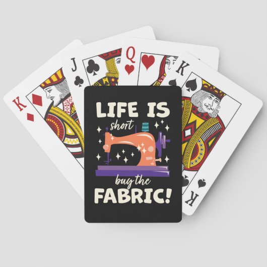 Koop het weefsel, cadeauhobbynaai, naadloos pokerkaarten (Achterkant)
