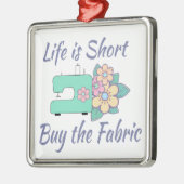 Koop het weefsel, naaien, kantelen, vlotten metalen ornament (Links)