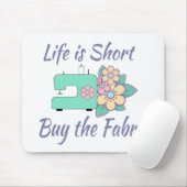 Koop het weefsel, naaien, kantelen, vlotten muismat (Met muis)