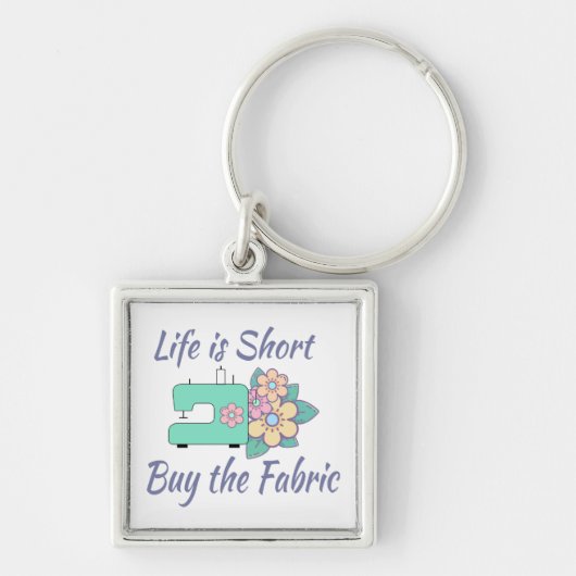 Koop het weefsel, naaien, kantelen, vlotten sleutelhanger (Voorkant)