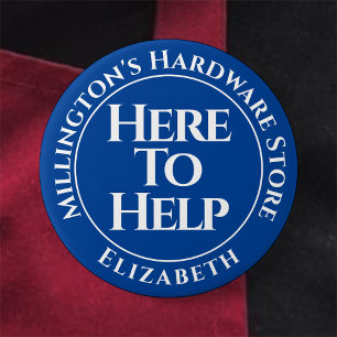 Koop hier personeel om Button badge te helpen