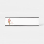 Koop ijs Cream Bureau Naambordje (Voorkant)
