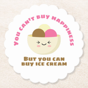Koop ijs Cream Kartonnen Onderzetters