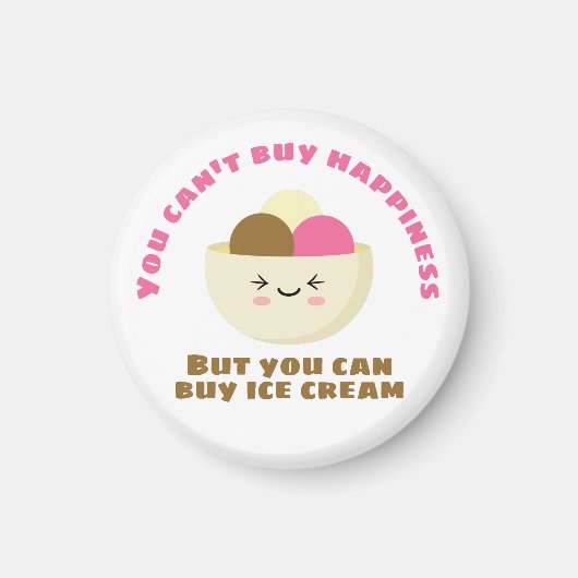 Koop ijs Cream Magneet (Voorkant)